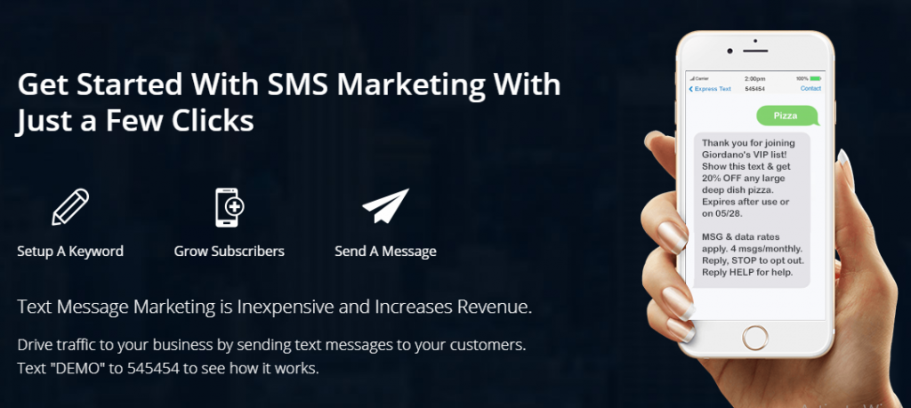 express text sms marketing tools