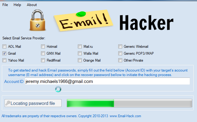 How To Email password Hacking
