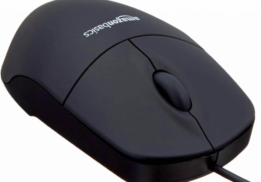 AmazonBasics 3Button USB wired Mouse