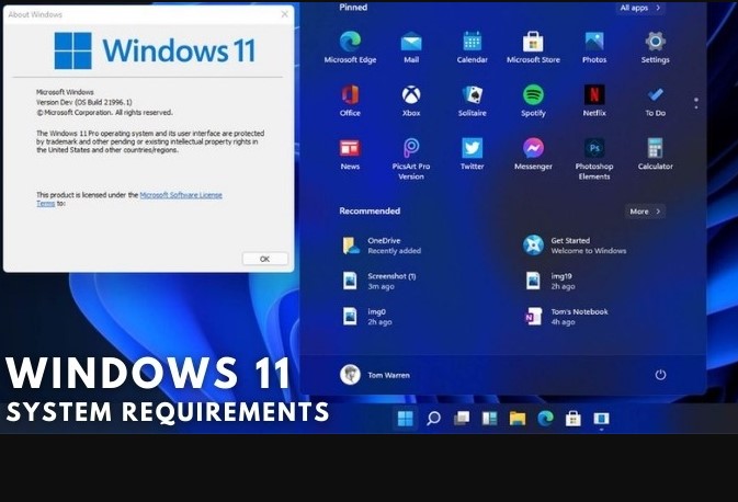 Windows 11 System requirement