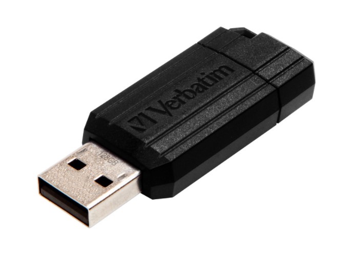 Verbatim 128GB Pinstripe USB Flash Drive