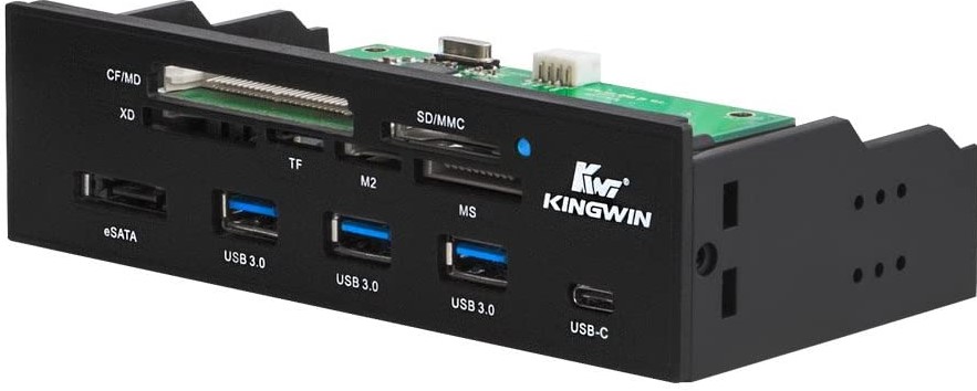 ,Kingwin Powered USB Hub 3.0 w/ 1 USB-C Port, SD Card Reader & Micro SD Card Reader
